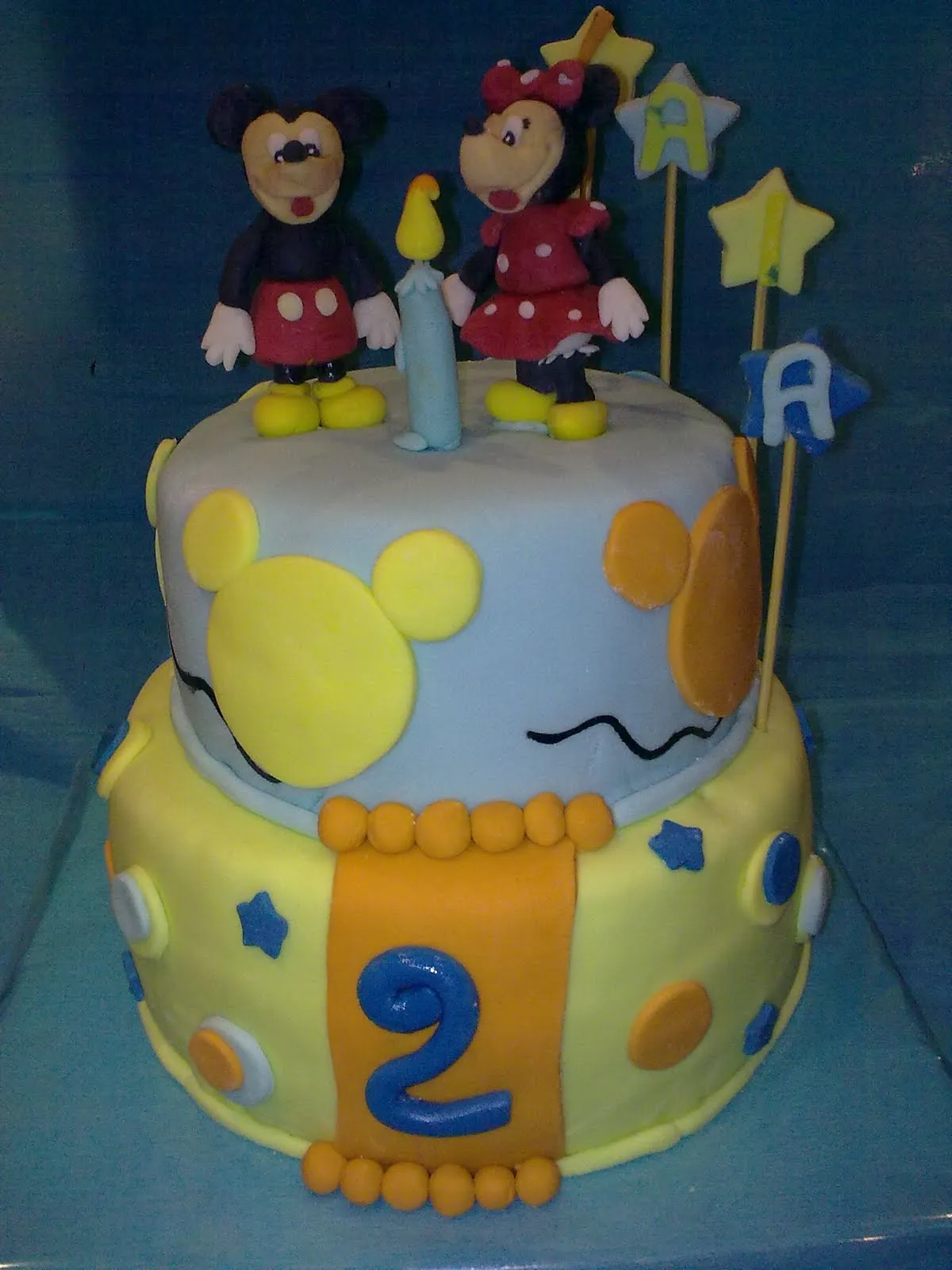 Karma's cakes: Tarta Mickey y Minnie