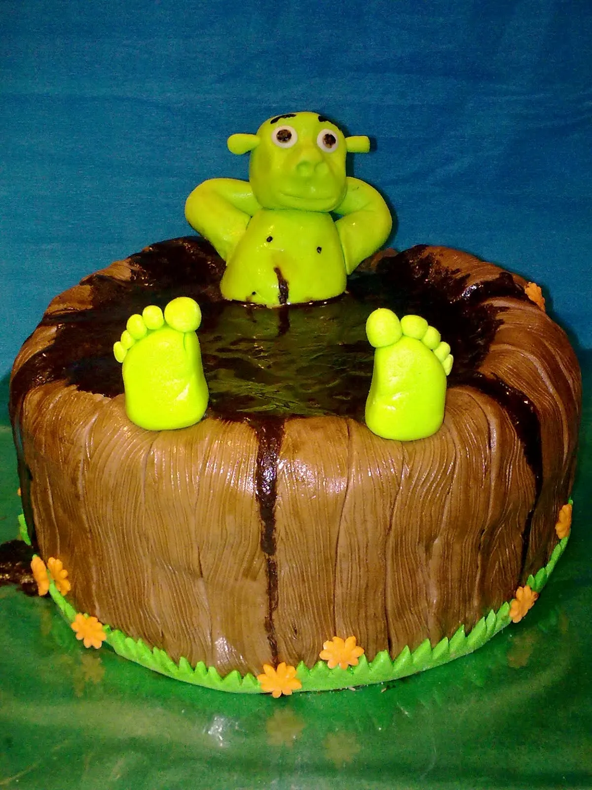 Karma's cakes: Tarta Shrek