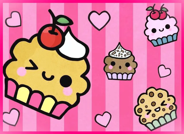 Kawaii Muffin by CanonRange on DeviantArt