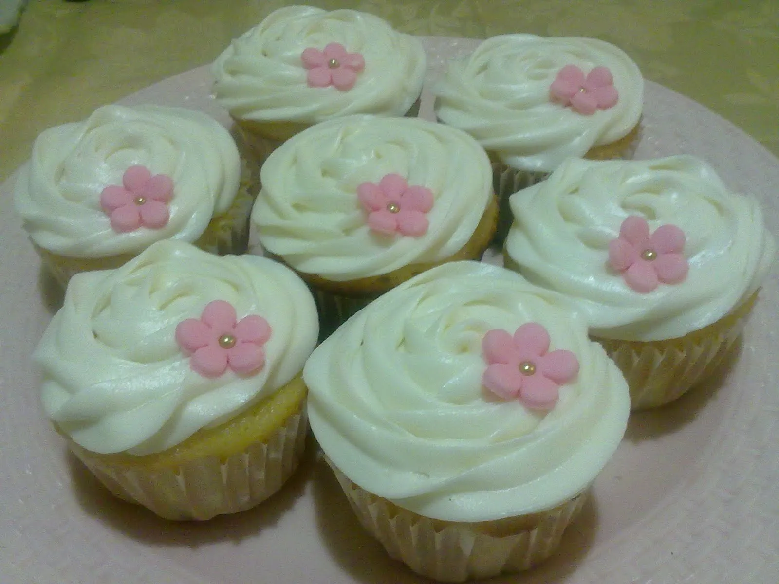 Cupcakes de bautizo niña - Imagui