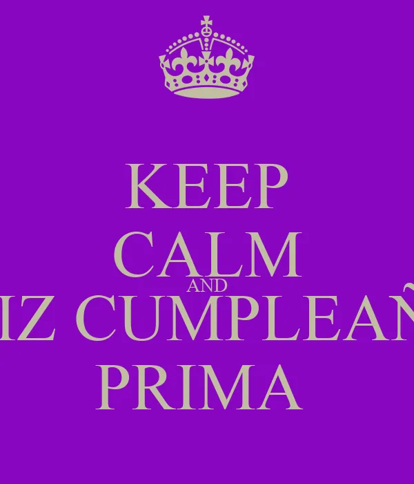 Imagenes feliz cumple prima - Imagui