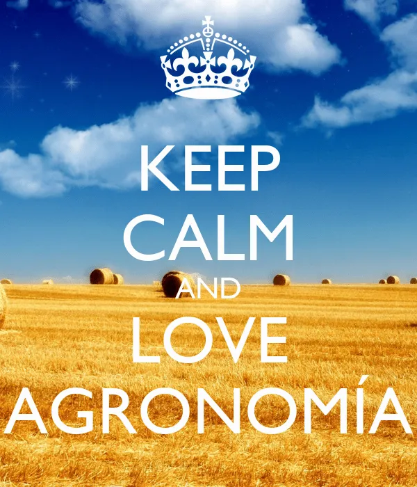 KEEP CALM AND LOVE AGRONOMÍA - KEEP CALM AND CARRY ON Image Generator
