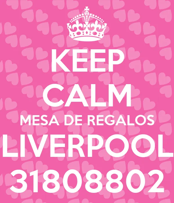 KEEP CALM MESA DE REGALOS LIVERPOOL 31808802 - KEEP CALM AND CARRY ...