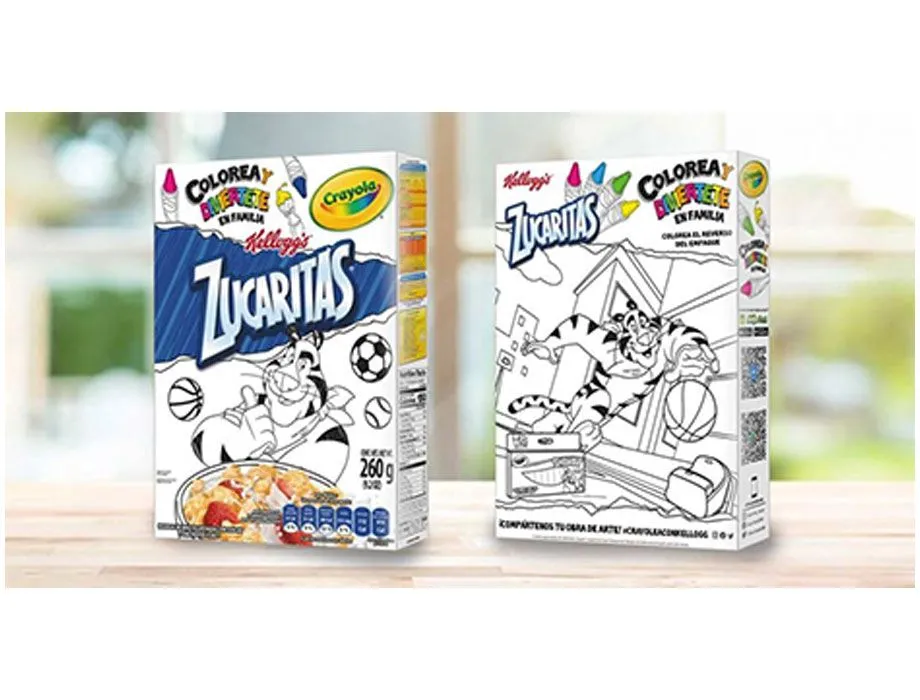 Kellogg's renueva empaques con opciones para colorear en Costa Rica -  enAlimentos