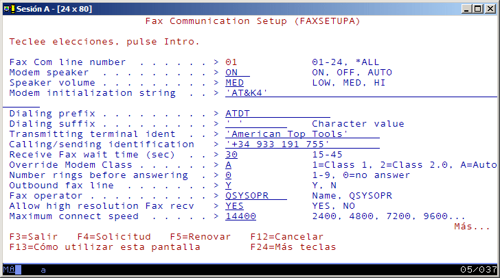 Keyes Fax - Envío y recepción de Fax. para AS/400, iSeries, IBM ...