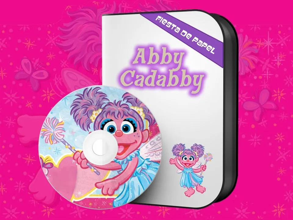 KI-068 Kit Imprimible y Editable Abby Cadabby (plaza sésamo ...