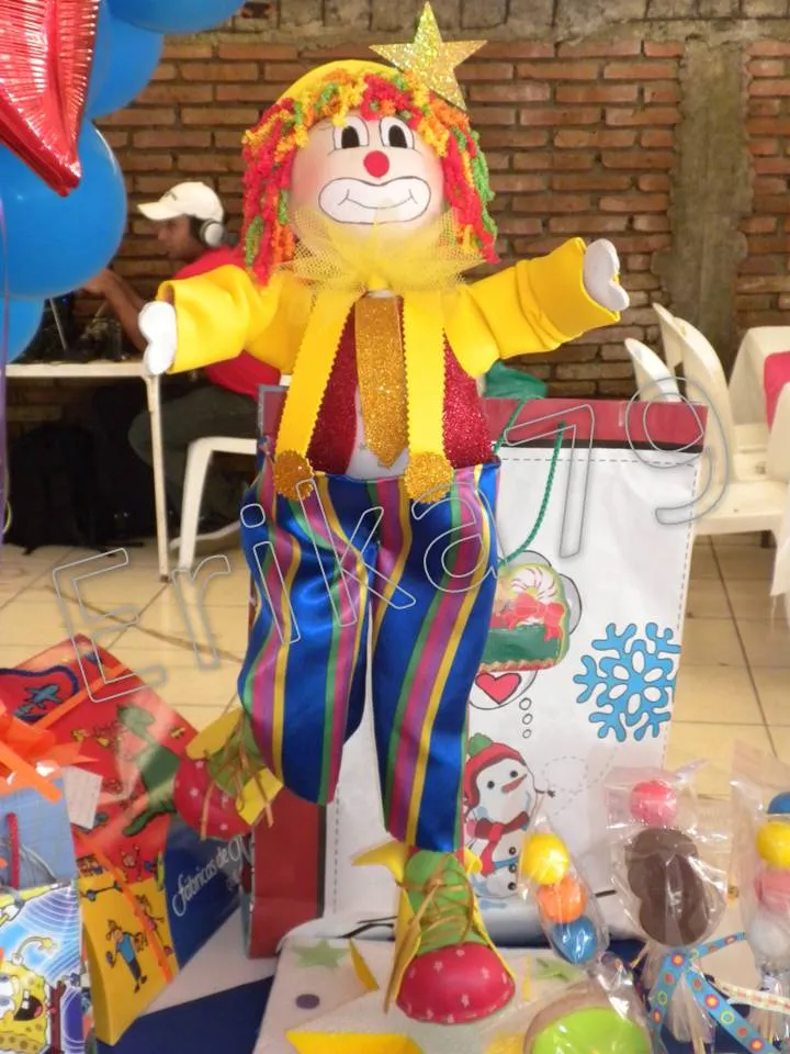 Kikita-Manualidades: Fiesta Infantil, Tema: PAYASOS