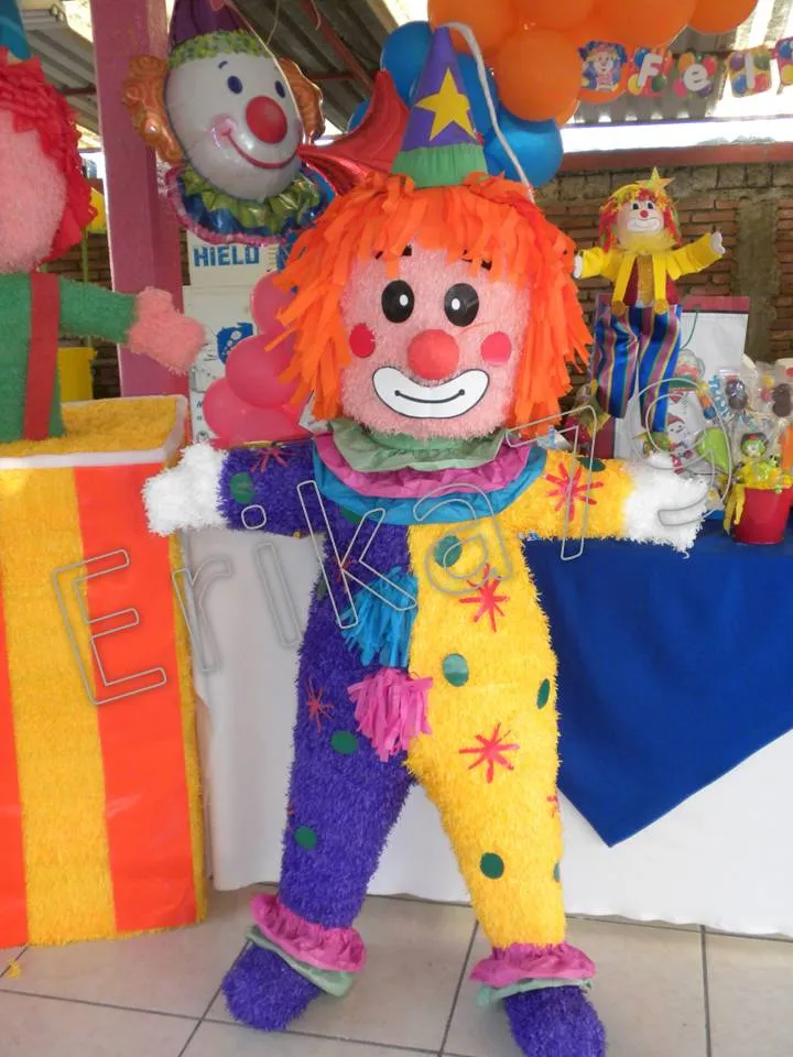 Kikita-Manualidades: Fiesta Infantil, Tema: PAYASOS