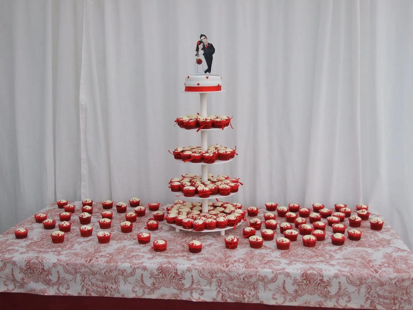 Kinycookies: CUPCAKES COMO PARA UNA BODA