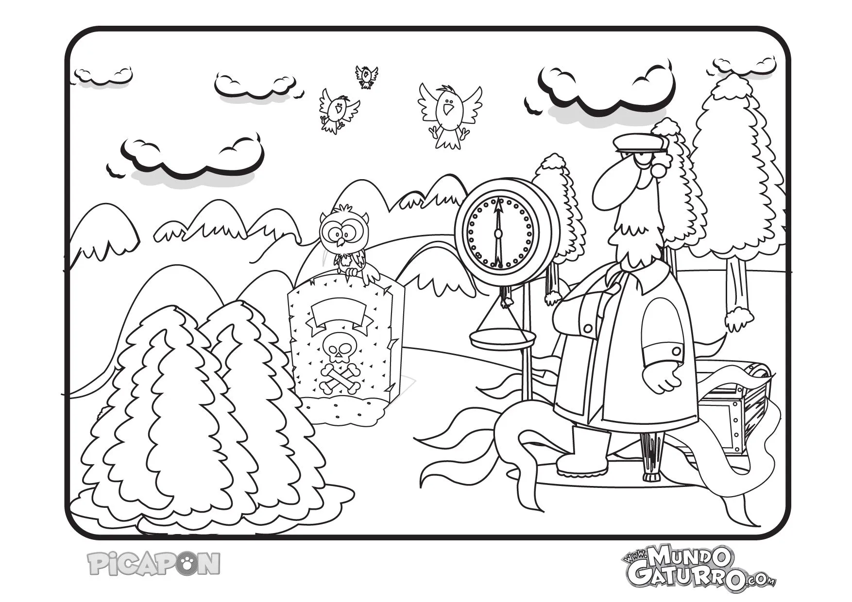 KIOSCO PARA COLOREAR Colouring Pages