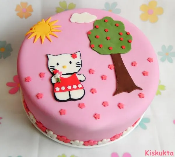 Kiskukta torta: Hello Kitty torta 2