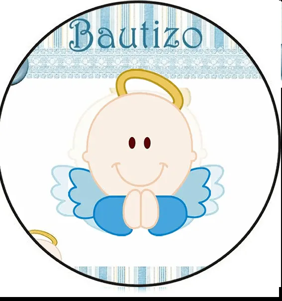 Kit para Bautizo de Niño con Angelito. | bautizo | Pinterest