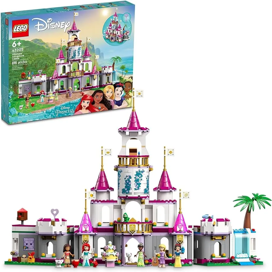 Kit de construcción Lego ǀ Disney Princess 43205 Gran Castillo de Aventuras  (698 Piezas) : Amazon.com.mx: Juguetes y Juegos