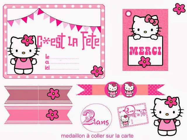 Kit de Hello Kitty para Imprimir Gratis | Ideas y material gratis ...