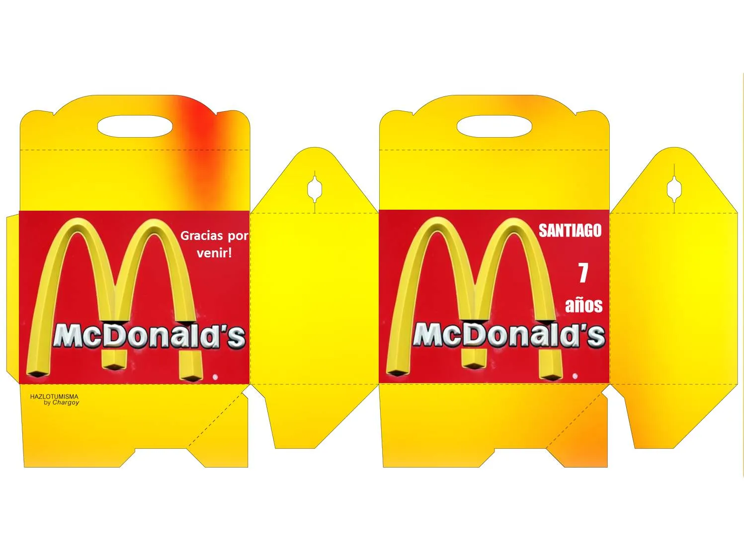 Kit Imprimible Mc Donalds Cajita Feliz | KITS IMPRMIBLES FIESTAS