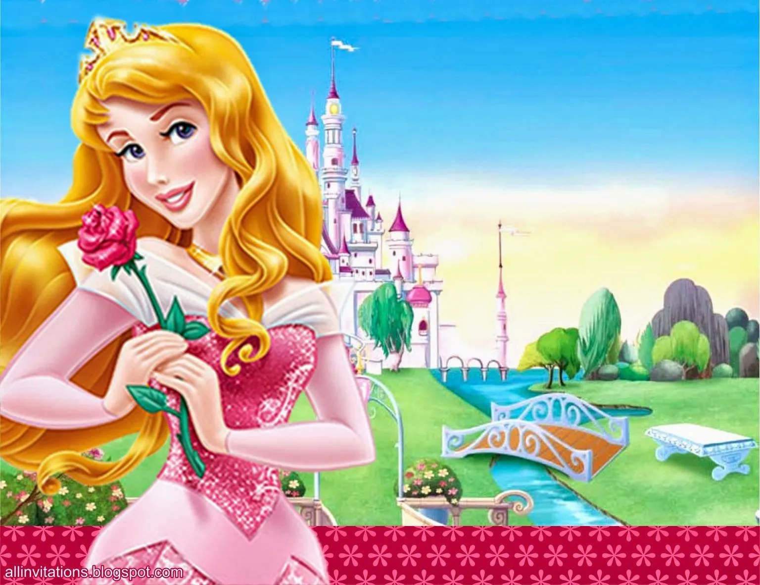 Kit Imprimible Princesa Aurora | All Invitations