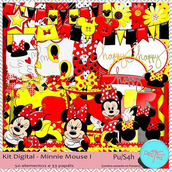 Kit de Minnie - Imagui