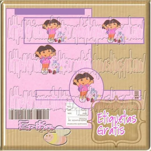 Kits de etiquetas de Carz , Rosita Fresita y Dora . . . "GrAtIS ...