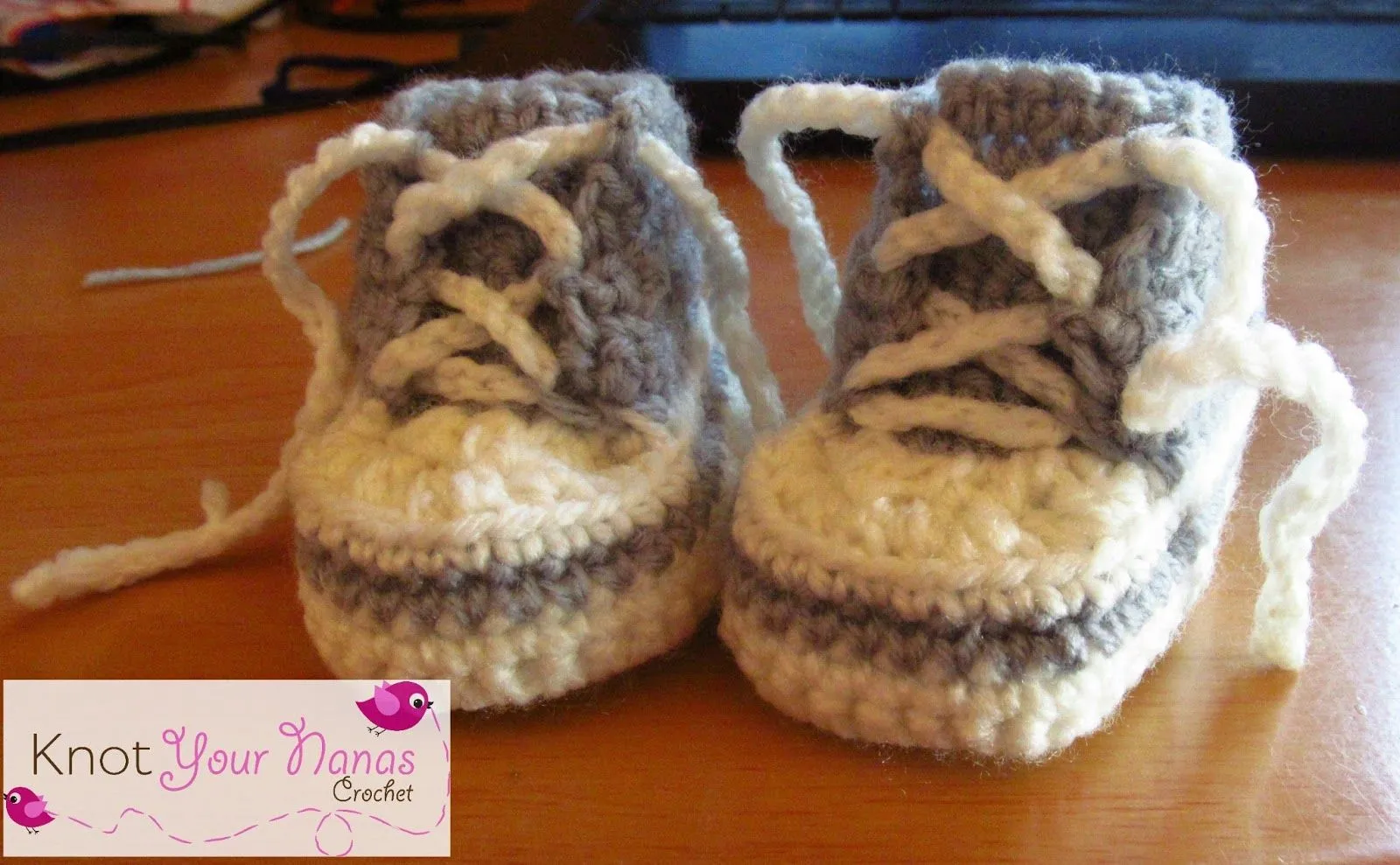 Knot Your Nana's Crochet: Crochet Converse Newborn High Tops