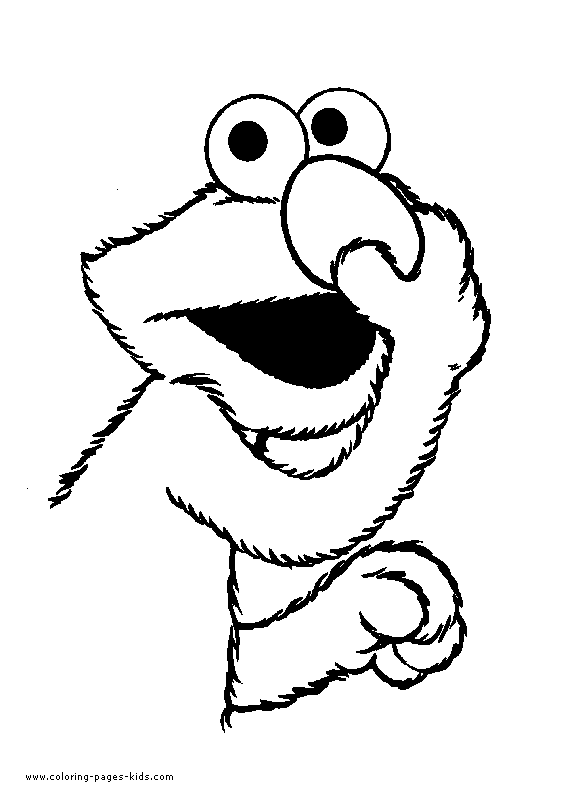 Kolorowanki Elmo do wydrukowania