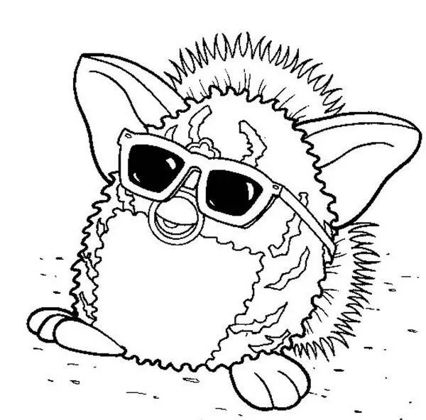 Kolorowanki furby i malowanki do druku