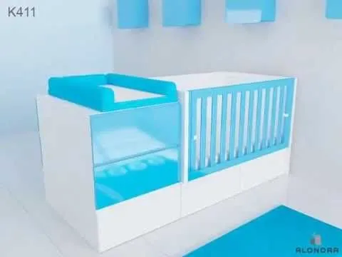 Konver Evolution Kube" - Cuna convertible Alondra - YouTube