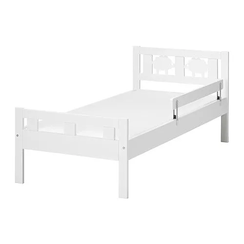 KRITTER Estructura de cama con somier - blanco - IKEA