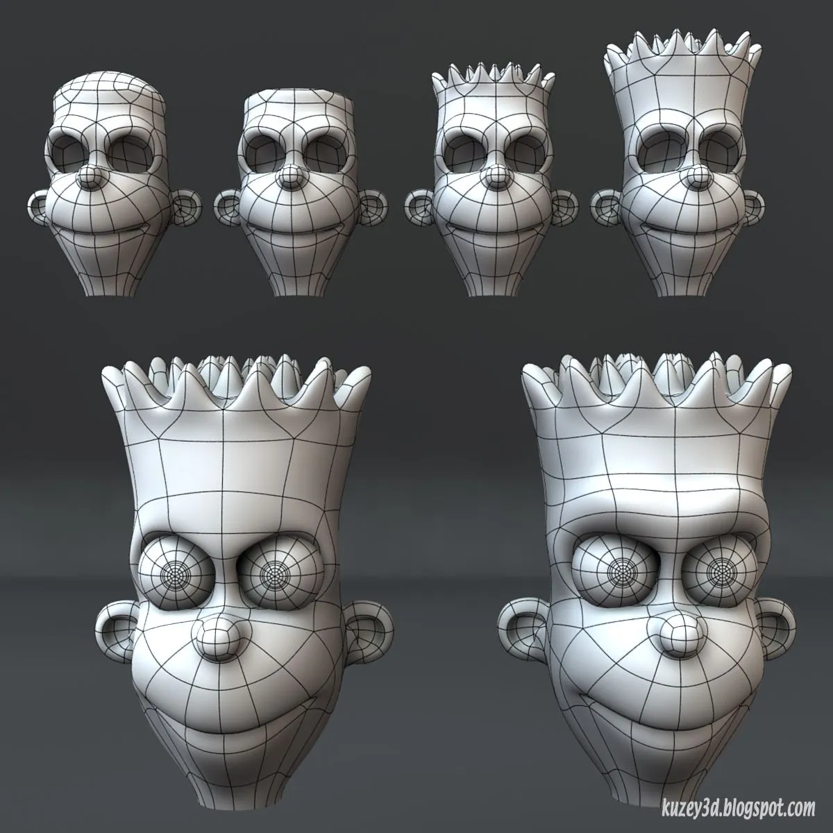 Kuzey's 3d art & photography: Bart Simpson-