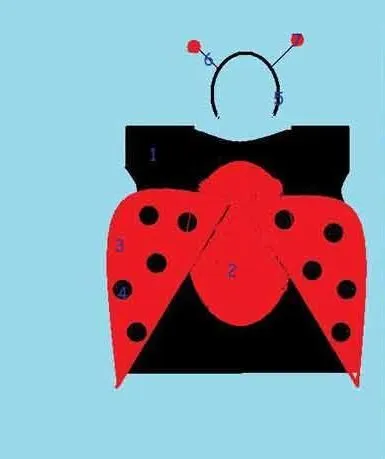 L'Antroxu: Disfraz de mariquita