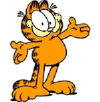  ... ,la verdad que tienen un aire,pero infinitamente mas guapo Garfield