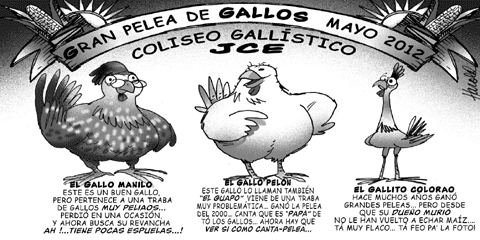 Labazuca.net: Gran Pelea de Gallos Mayo 2012, Coliseo Gallistico JCE