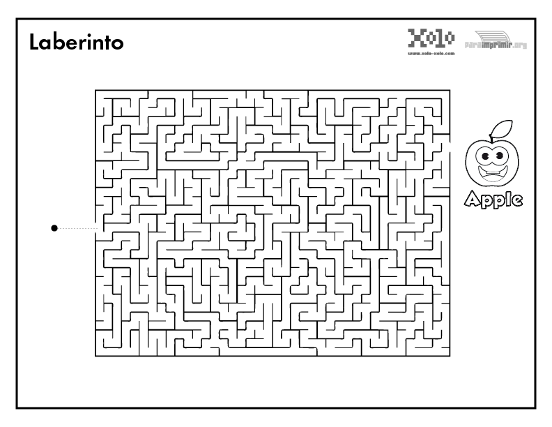 Laberinto para imprimir en PDF 2023