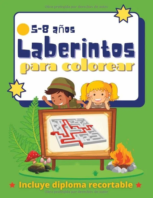 Laberintos para colorear: Cuaderno de divertidos rompecabezas para niños de  5-8 años | 60 laberintos con dibujos para colorear | 2 actividades en 1 ... para  niños y niñas) by Sofía Libros educativos | Goodreads