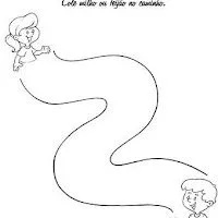 LABERINTOS FACILES PARA NIÑOS