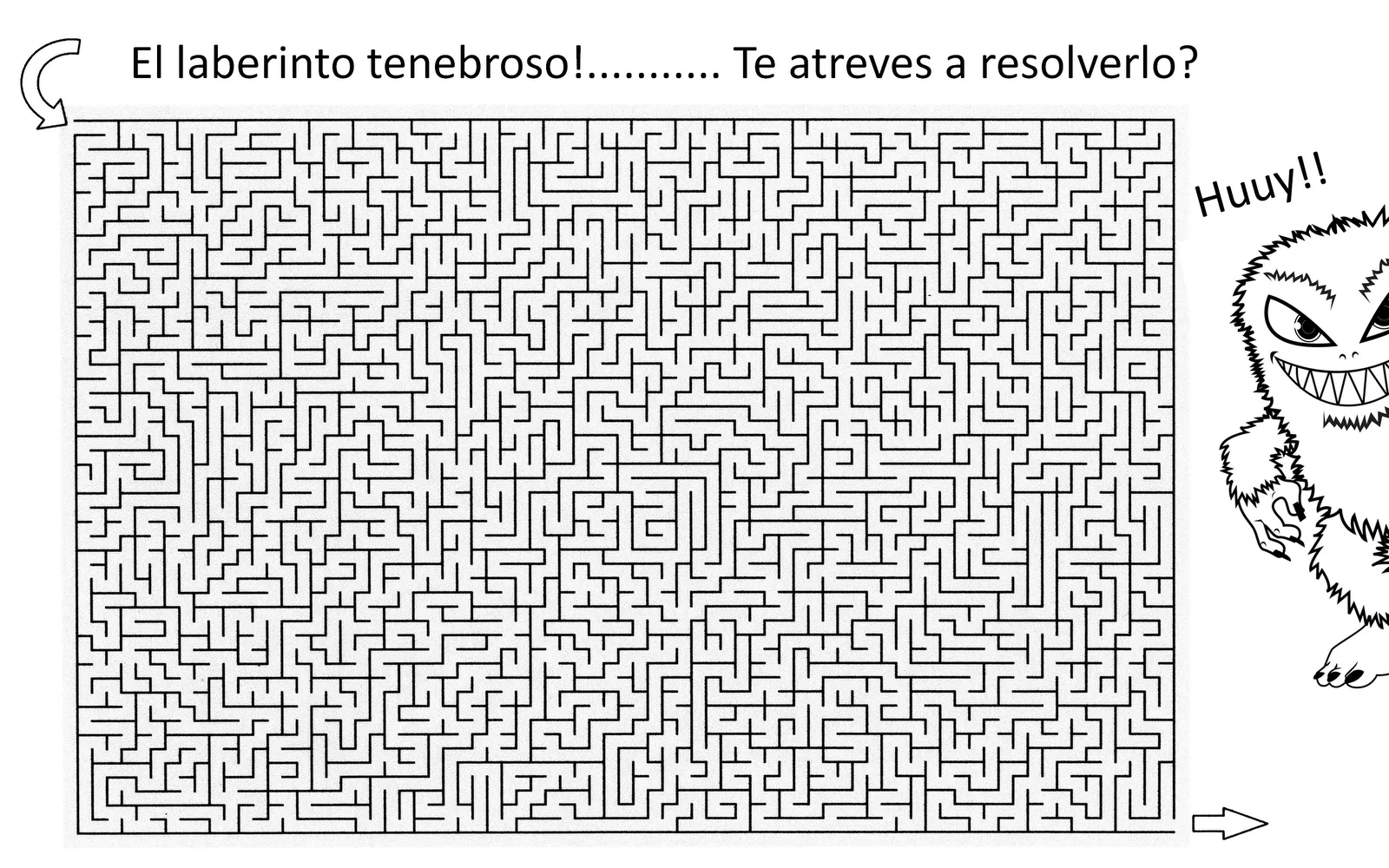 Laberintos para imprimir dificiles - Imagui