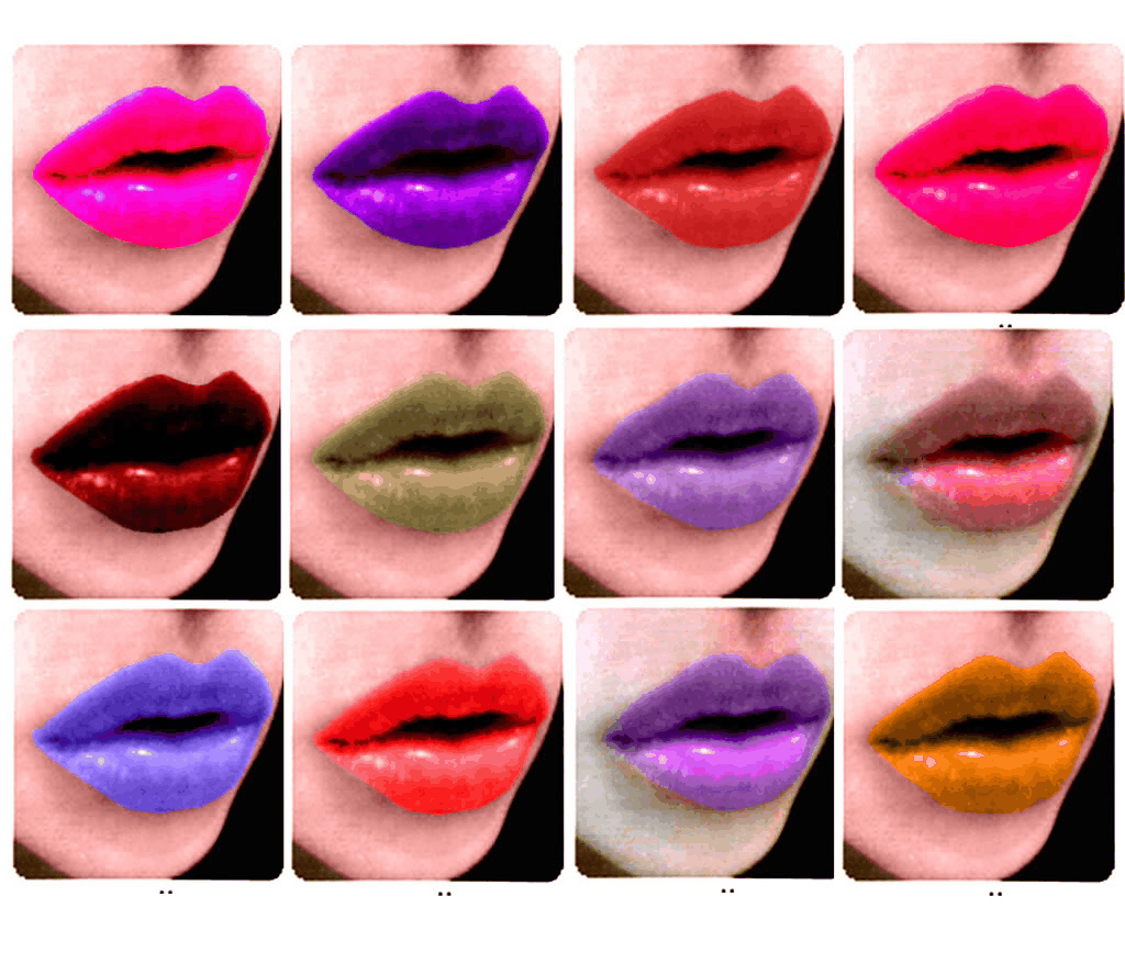 Labios de colores