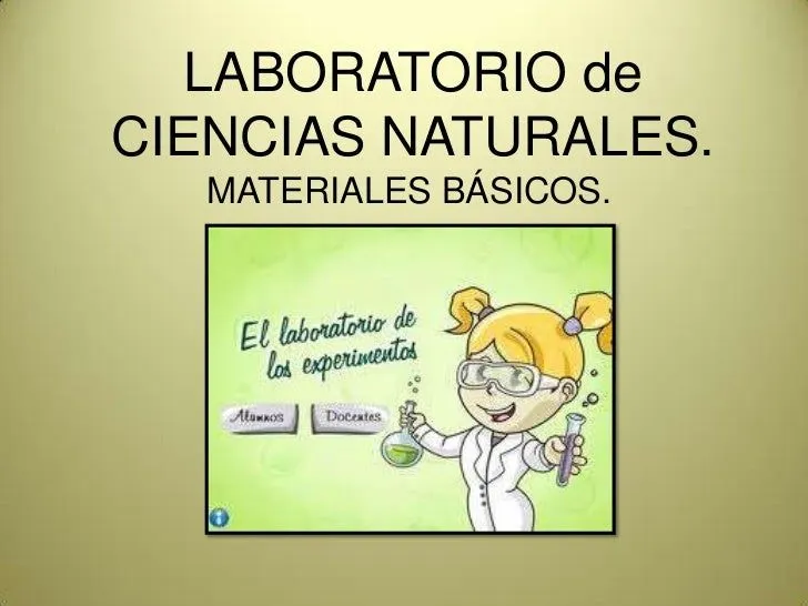 Laboratorio de ciencias naturales