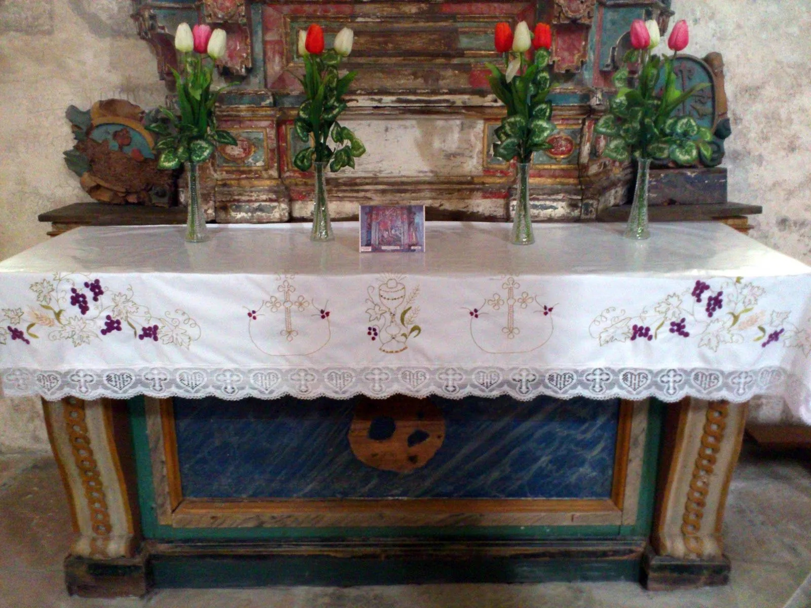 LABORES PILAR JARTÍN: MANTEL DEL ALTAR DE SANTIAGO APÓSTOL ...