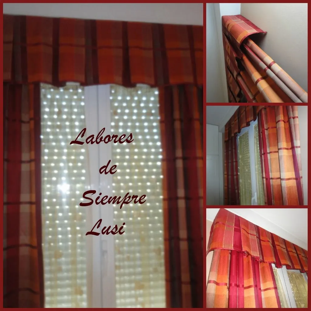 Labores de siempre: Cortinas con Bandó