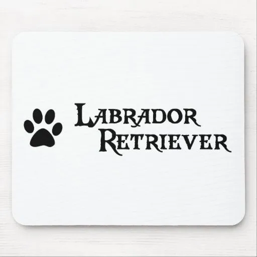 Labrador retriever (estilo del pirata con el pawpr alfombrillas de ...