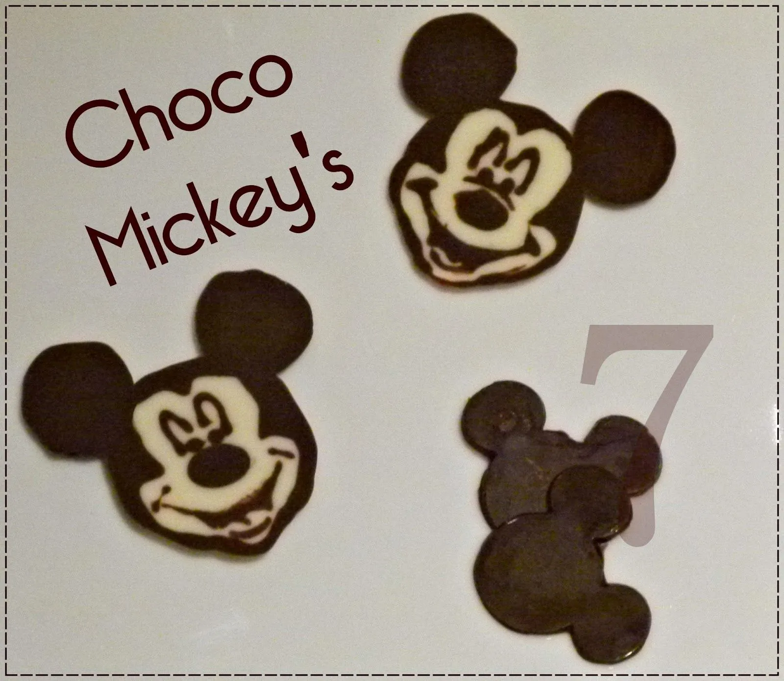 lacuinadel7: Mickey chocolatinas y Mona de Pascua