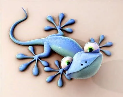 Lagartijas en caricatura - Imagui