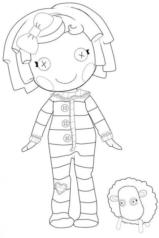 Lalaloopsy para pintar - Imagui