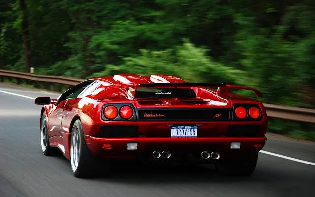 Lamborghini Diablo Rojo - Fondos de Pantalla HD - Wallpapers HD