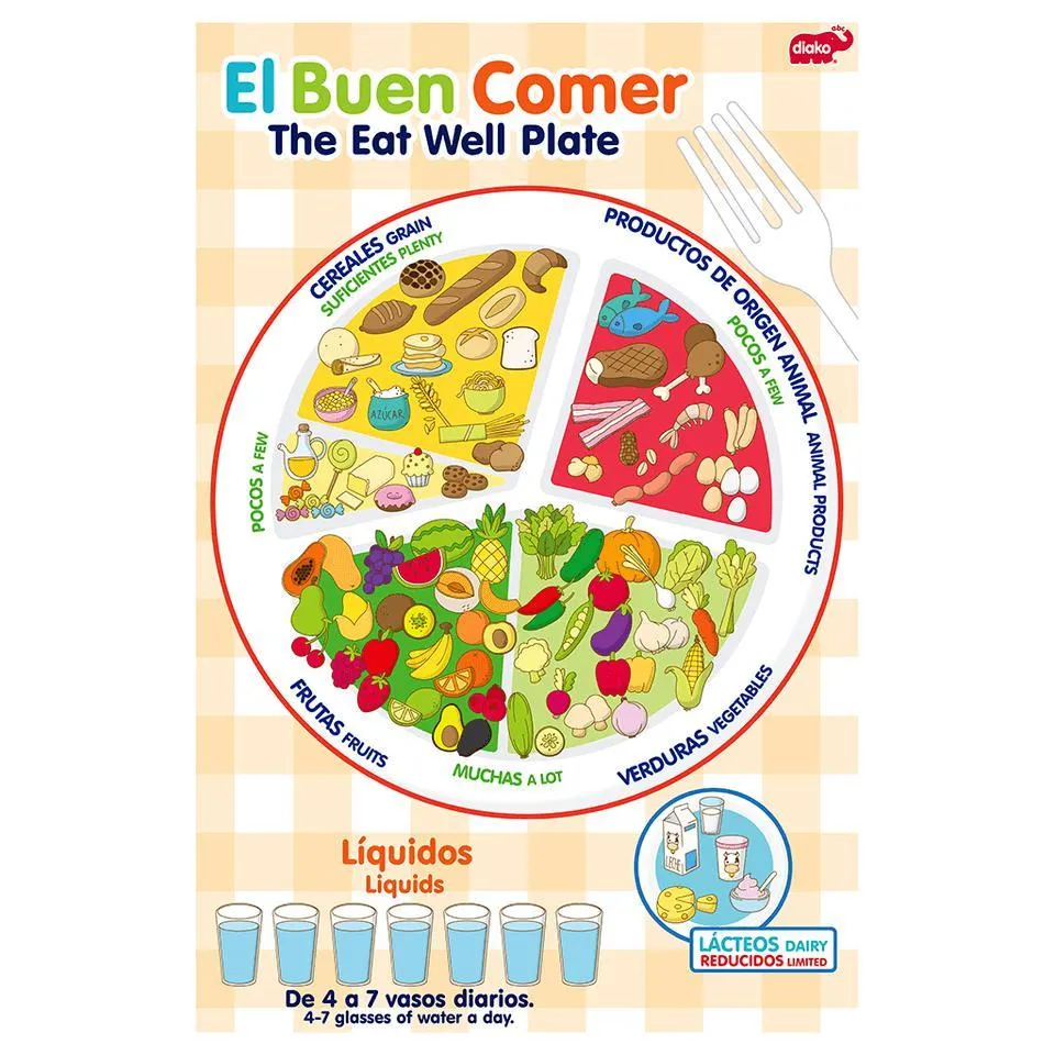 LAMINA BUEN COMER 1 PZA — DidactiJuegos