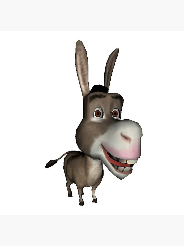 Lámina fotográfica for Sale con la obra «Burro del juego Shrek» de  Vladimir22122 | Redbubble