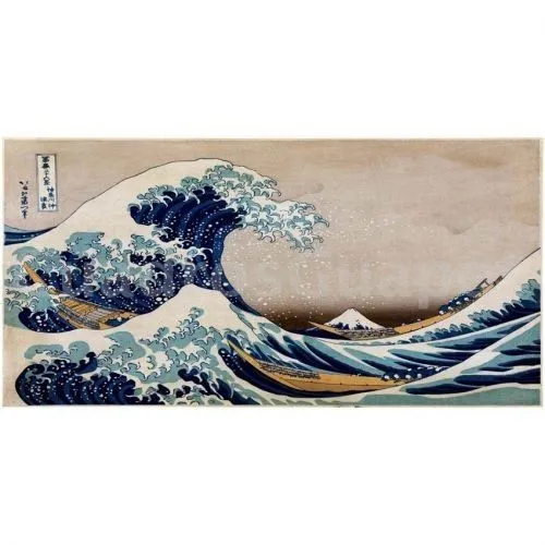 Lamina Hokusai, Ola Japonesa: Arte Oriental - CuadrosGuapos.com