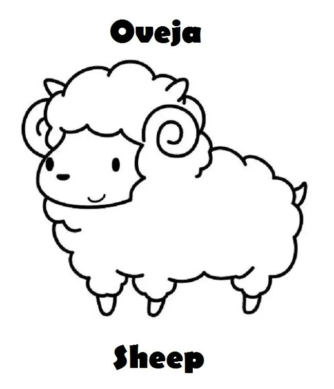 Laminas de animales en ingles para colorear - Imagui