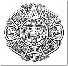  ... láminas para colorear de Aztecas. Aztecas dibujos para pintar