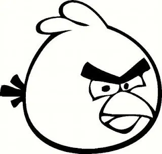 LAMINAS PARA COLOREAR - COLORING PAGES: Angry Birds, lámina para ...